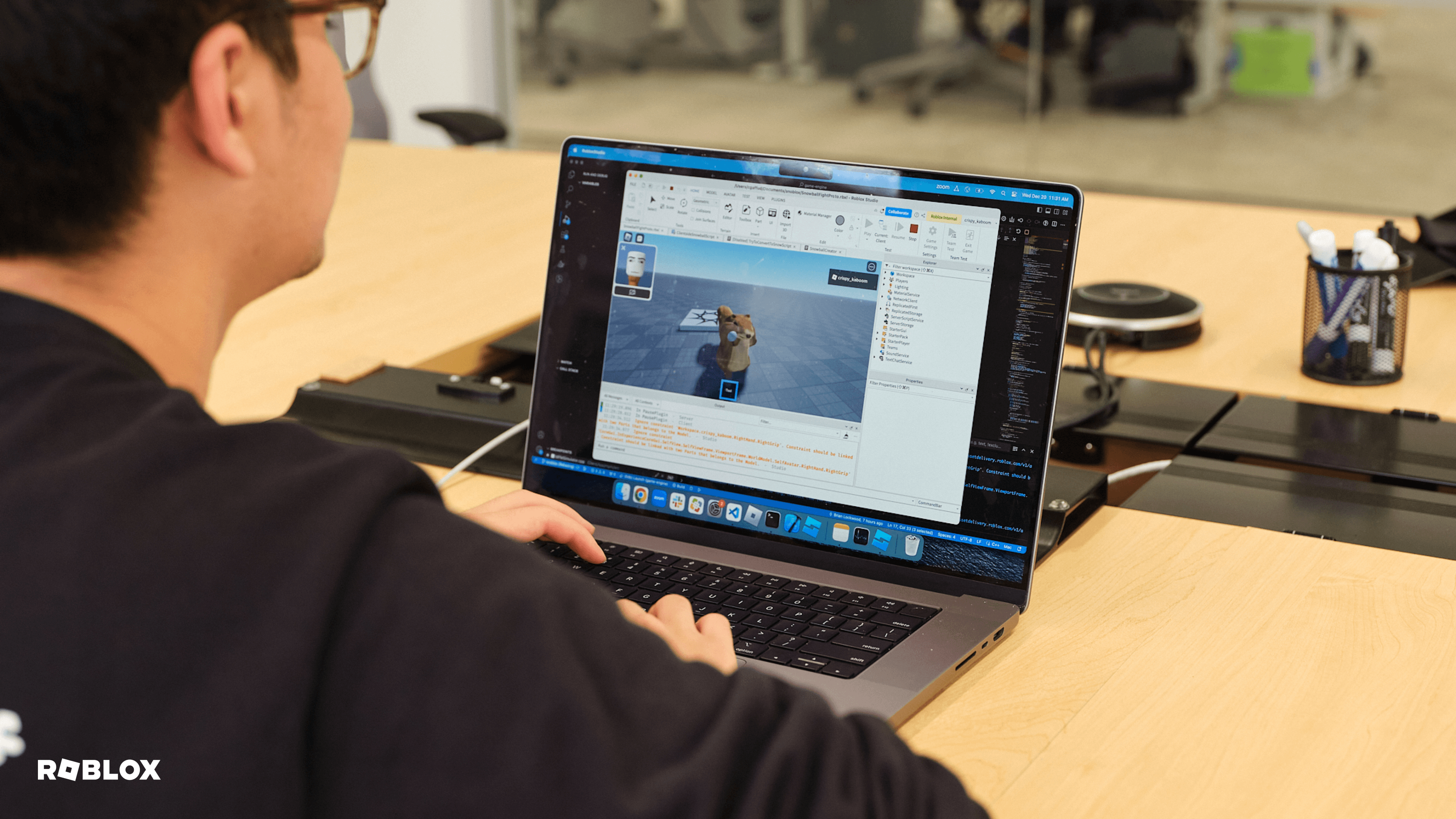 Creator using Roblox Studio